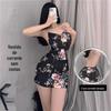 Sexy Sling Nightdress Sexy Underwear Cosplay Uniforme Prata Brilhante Hot Mulheres Night Shop Pijamas 2203