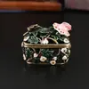 Estilo Nórdico Joias de Luxo Leve Organizador de Colares e Brincos Caixa de Armazenamento Camada Única Tampa Flip-top Caixa de Joias Fashion Retrô Recipiente de Armazenamento