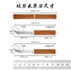 Cuchillo de Fruta de Doble Filo Dragón y Fénix, Cuchillo Portátil para Exteriores, Pelador Multifuncional para el Hogar, Cuchillo de Pato Mandarín Doble Dragón