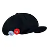 Boina de Mezcla de Algodón Nube para Mujer, Dulce Gorra de Boina para Primavera y Otoño, Circunferencia de Cabeza Grande, Gorra de Artista