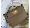 Bolso de Mano Tipo Empanada de Piel de Vaca de Primera Capa, Bolso de Hombro Cruzado, Bolso de Piel Genuina para Mujer, Estilo Joven Simple, Lujo Ligero, Versátil