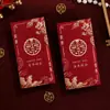 Sobres Rojos de Boda Estilo Nuevo, Bolsas de Sobres Rojos de Boda de Alta Gama con Palabras Felices, Universales para Bodas, Paquetes Rojos Estilo Chino con Palabras Felices, Venta al por Mayor de Fábrica