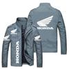 Nueva chaqueta con logotipo de automóvil para hombre, de primavera y otoño, a la moda, holgada, de comercio exterior europeo y americano, abrigo de piloto de talla grande, ropa para hombre