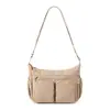Bolso bandolera casual de moda transfronterizo, color liso, gran capacidad, para madres de mediana edad, versátil y elegante