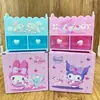 Caja de almacenamiento para cama pequeña Sanrio Kuromi, My Melody, Cinnamoroll, caja con cajón de alta estética estilo japonés para niñas pequeñas, premio