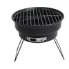 Babbich Camping al Aire Libre Hogar Transfronterizo Redondo Engrosado Parrilla Barbacoa Estufa Barbacoa Estufa para Granizo Estufa Barbacoa Portátil
