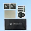Película Templada Kit de Película ETC Kit Auxiliar de Instalación Kit de Accesorios Auxiliares para Limpieza de Pantalla de Teléfono Móvil en stock