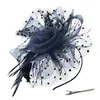 Carnaval Halloween Estilo Europeo y Americano Diadema Triangular de Plumas Tocado Mascarada Festival Fiesta Decoración Personalizada Artículo Popular