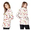 La Camisa Elástica Lavable Estampada Más Vendida de Temu, Lindo Cárdigan Chaqueta de Manga Larga con Cuello Redondo, Uniforme Unisex de Enfermera de Hospital