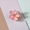 Clip de flor de ojo de gato de resina clip lateral para flequillo clip pequeño pinza para el pelo coreana linda femenina pinza de pelo con garra clip de pelo pequeño de perla venta al por mayor