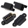 Base hembra USB 3.1 Tipo C con placa fija, interfaz de carga y datos, conector macho y hembra C, placa de prueba, inserción positiva y negativa a doble cara