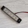 Luz Lateral de Caminhão 6 LEDs Luz Lateral de Caminhão Trailer Indicador de Sinal Lateral Universal para Ônibus Carro 2-24V
