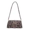 Moda Otoño 2026 Bolso de Hombro Cuadrado Pequeño de Alto Gama con Estampado de Leopardo, Diseño de Nicho Exquisito y de Moda, Simple y Elegante
