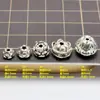Contas Espaçadoras de Lótus de Liga de Prata Tibetana Contas Soltas Acessórios para Pulseiras DIY Acessórios para Joias Artesanais Materiais Atacado
