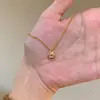 Colar de Ouro Estilo Vintage com Trilha de Estrelas e Diamante Único Entrelaçado para Mulheres, Moderno e Elegante, Corrente de Clavícula Versátil de Moda de Nicho