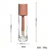 Botella redonda de 30 ml para base de maquillaje en stock para venta al por mayor, botella redonda recta de fondo grueso para recarga de máscara de pestañas, botella de vidrio cosmético