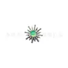 Clavo de Oreja de Titanio Jiang Ti F136 Erizo de Mar Aobao Girasol Transfronterizo G23 Aleación de Titanio Joyería para Perforación Corporal Pendientes