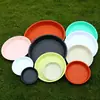 Bandeja redonda de plástico engrosado para macetas, bandeja de plantación para balcón, base para macetas, alfombrilla de resina para macetas, bandeja grande