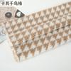 Tejido de Felpa de Cordero Engrosado Forro Cálido Felpa de Muñeco Terciopelo Jacquard con Textura Felpa Plush Tejido para Ropa Ramo Hecho a Mano