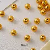 Cuentas Espaciadoras de Oro de 24K Alta Retención de Color Hechas a Mano Accesorios para Joyería DIY Cuentas Espaciadoras para Collar Pulsera Materiales Directo del Fabricante