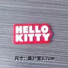 Olá Gatinha Kt Laço Tamanho Grande Acessórios de Desenho Animado DIY Peças Decorativas para Chinelos, Garrafas de Água e Adesivos para Capa de Celular
