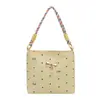 Bolso de mano estilo coreano con lazo y diseño de lunares, un mini bolso dulce y genial en forma de media luna que se puede llevar en la mano o usar como bolso cruzado