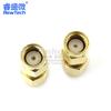 Conector RF Ruisheng micro RP-SMA-JJ, tornillo interno, orificio interior, conector macho de doble paso, asiento de antena, adaptador de cobre