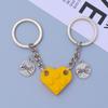 Llavero de Bloque de Construcción de Corazón Desmontable Colgante de Gancho para Pareja Llavero para Hombre y Mujer Colgante para Mochila Regalo de San Valentín