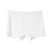Shorts de Segurança em Seda Gelo Anti-Exposição Sem Costura Cintura Média Algodão Puro Crotch Antibacteriano Anti-Beliscão Shorts Boxer Femininos Três Pontos Leggings