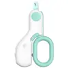 Cross-border New Gravity Push Clipper Cat Nail Clipper Ajustável Orifício Redondo Pequeno Blind Clipper Pet Nail Clipper