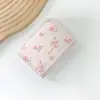 Carteira Feminina Estilo Coreano Fresca e Simples 2026 Estilo Curto Ins Florzinha Fofa Menina 70% de Desconto Grande Capacidade Carteira de PU para Mulheres Bolsa