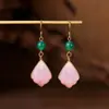 Artesanal Hecho a Mano Popular Patrimonio Cultural Inmaterial Filigrana Flor de Terciopelo Pendientes Vintage Regalo para Novia o Mejor Amiga Nicho Aguja de Plata de Ley 925