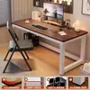 Escritorio de Computadora, Doble Escritorio, Escritorio Sencillo, Escritorio para Dormitorio y Estudio en Casa, Escritorio Sencillo para Escribir, Escritorio Rectangular de Oficina