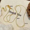 Nuevo Collar de Perlas Exquisito de Moda Retro Simple Lujo Ligero Nicho de Gama Alta Temperamento Cadena Versátil para Clavícula Pequeña