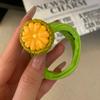 Corea del Sur Dongdaemun Lindo Anillo para el Cabello de Frutas Combinable Primavera y Verano Diadema Colorida de Alta Elasticidad Anillo Toalla para el Cabello Accesorios para el Cabello