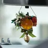Colgante Decoración Navideña con Aroma a Naranja para Colgar en el Coche, Decoración para Coche que Mejora la Atmósfera, Regalo para Coche, Difusor de Aroma para Colgar en el Coche
