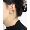 462 Pendientes de plata de ley S925 con diseño de nicho ins de estilo coreano, temperamento minimalista Joker, textura de estrella de cinco puntas para mujer