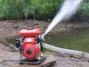 Bomba de agua portátil agrícola de gasolina pequeña bomba de agua elevación de 2 pulgadas cuatro tiempos presurizada riego riego estanque de peces de vegetales aireación