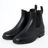 Chelsea novo fosco fosco fosco marrom moda cano baixo galochas curtas galochas antiderrapante resistente ao desgaste elástico cor sólida chuva