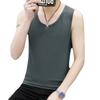 Chaleco para Hombre de Moda Verano Color Puro Fondo Sudadera Gimnasio Ropa Deportiva Fitness para Hombres Jóvenes Camiseta sin Mangas de Secado Rápido