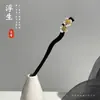 Elegantes Grampos de Cabelo de Sândalo Estilo Chinês, Grampos de Madeira de Alto Padrão Estilo Retrô, Acessórios de Cabelo Clássicos Elegantes, Venda por Atacado de Grampos de Cabelo Feitos à Mão