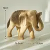 Material de Pintura DIY Embryón de Madera para Comestibles Adornos de Animales Lindos Decoración de Escritorio para el Hogar Embryón Blanco Embryón Rugoso Original