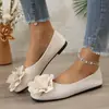 Zapatos Mocasines de Tela Floral 2026 Otoño Nuevo Estilo Suela Plana Talla Grande Transfronterizos Cómodos de Boca Baja Mocasines para Mujer Venta al por Mayor