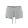 Pantalones deportivos casuales sexy de estilo americano de cintura alta, nuevo diseño de cordón, versátiles y adelgazantes, adecuados para correr y fitness