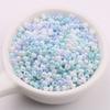 Super tamaño 3mm uniforme crema nacarada cuentas de arroz de vidrio hechas a mano DIY pulsera borla manualidades material de cuentas sueltas