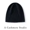 Chapéu slouchy de flor torcida 100% caxemira pura para homens e mulheres, estilo outono e inverno, chapéu de tricô, quente, proteção para as orelhas, chapéu de lã, touca, chapéu para o frio