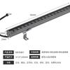 Luz Linear Led Washer de Parede 18W Impermeável Fachada de Edifício Luz de Contorno Holofote Interno Tira de Luz Externa 24V