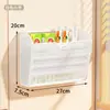 Almacenamiento de Pared Estantería de Pared sin Taladro Colgante de Pared Organizador de Pared de Colgar Mesita de Noche Dormitorio Cosa Buena Cesta Colgante