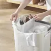 Cesta de Plástico Desmontable para Ropa Sucia al por Mayor, Cesta de Almacenamiento Portátil Doméstica Moderna y Sencilla, Cesta de Almacenamiento Modular Creativa