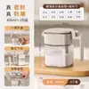 Frasco de Condimentos Separado con Cuchara, Caja de Condimentos Sellada a Prueba de Humedad, Caja de Almacenamiento de Frasco de Sal para el Hogar de Cocina, Frasco de Vidrio para Condimentos